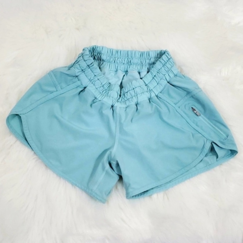 Lululemon Light Blue Tracker Short Size 4